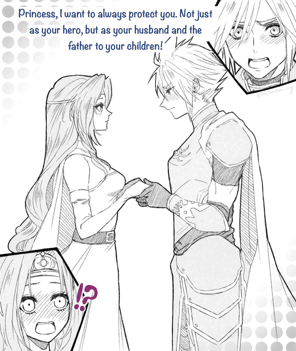 the dragon quest event was so cute lol I love cloud and aerith sm