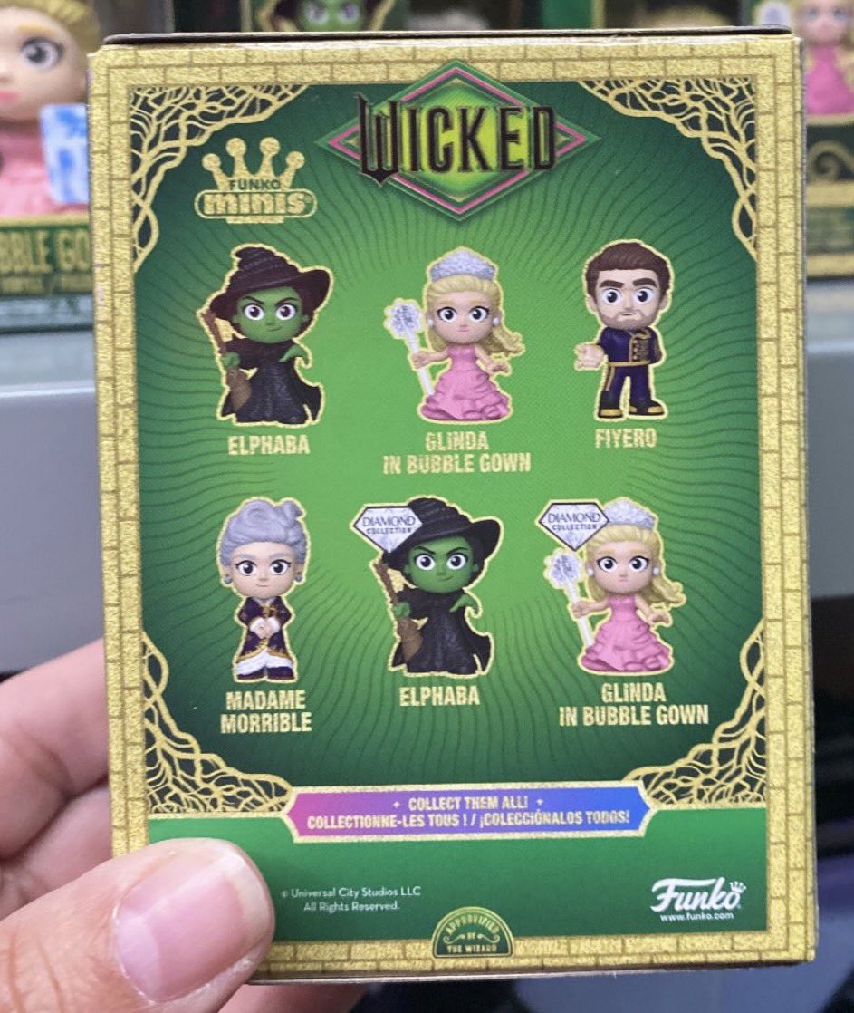 DisTrackers (@distrackers) on Twitter photo First look at Wicked Funko Minis! Spotted at Funko Hollywood.
.
Credit <a href="/topshoptoys/">topshoptoys IG @topshoptoyscali</a>
#Wicked #Funko #FunkoPop #Collectibles #Collectible #FunkoPops #Collector #Toy #Toys #DisTrackers First look at Wicked Funko Minis! Spotted at Funko Hollywood.
.
Credit <a href="/topshoptoys/">topshoptoys IG @topshoptoyscali</a>
#Wicked #Funko #FunkoPop #Collectibles #Collectible #FunkoPops #Collector #Toy #Toys #DisTrackers
