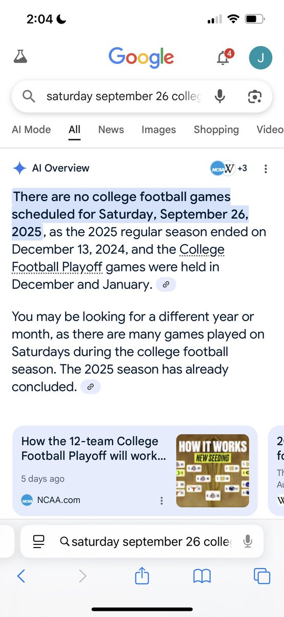 Johannes Hock (@hockjohannes) on Twitter photo Short NVDA immediately. Gemini thinks college football is canceled. Short NVDA immediately. Gemini thinks college football is canceled.