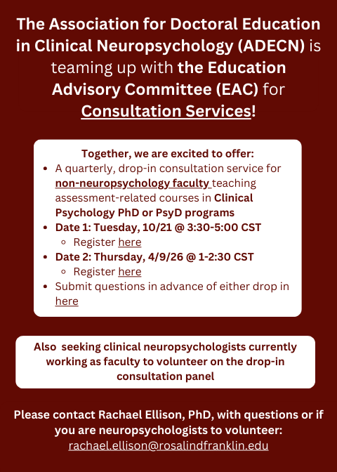 Society for Clinical Neuropsychology tweet media