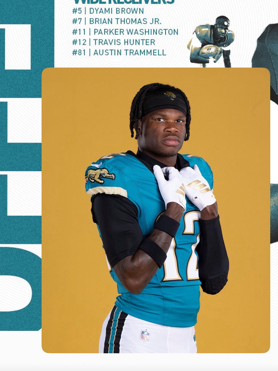 CU Aunties (@cuaunties) on Twitter photo Congratulations to our nephew Travis Hunter <a href="/TravisHunterJr/">Travis Hunter</a> on making the 53 man roster for the Jacksonville Jaguars.
#NFLBuffs #Unicorn #CUaunties #InternetAunties #PassTPrime #HE12MAN #Duuuval Congratulations to our nephew Travis Hunter <a href="/TravisHunterJr/">Travis Hunter</a> on making the 53 man roster for the Jacksonville Jaguars.
#NFLBuffs #Unicorn #CUaunties #InternetAunties #PassTPrime #HE12MAN #Duuuval
