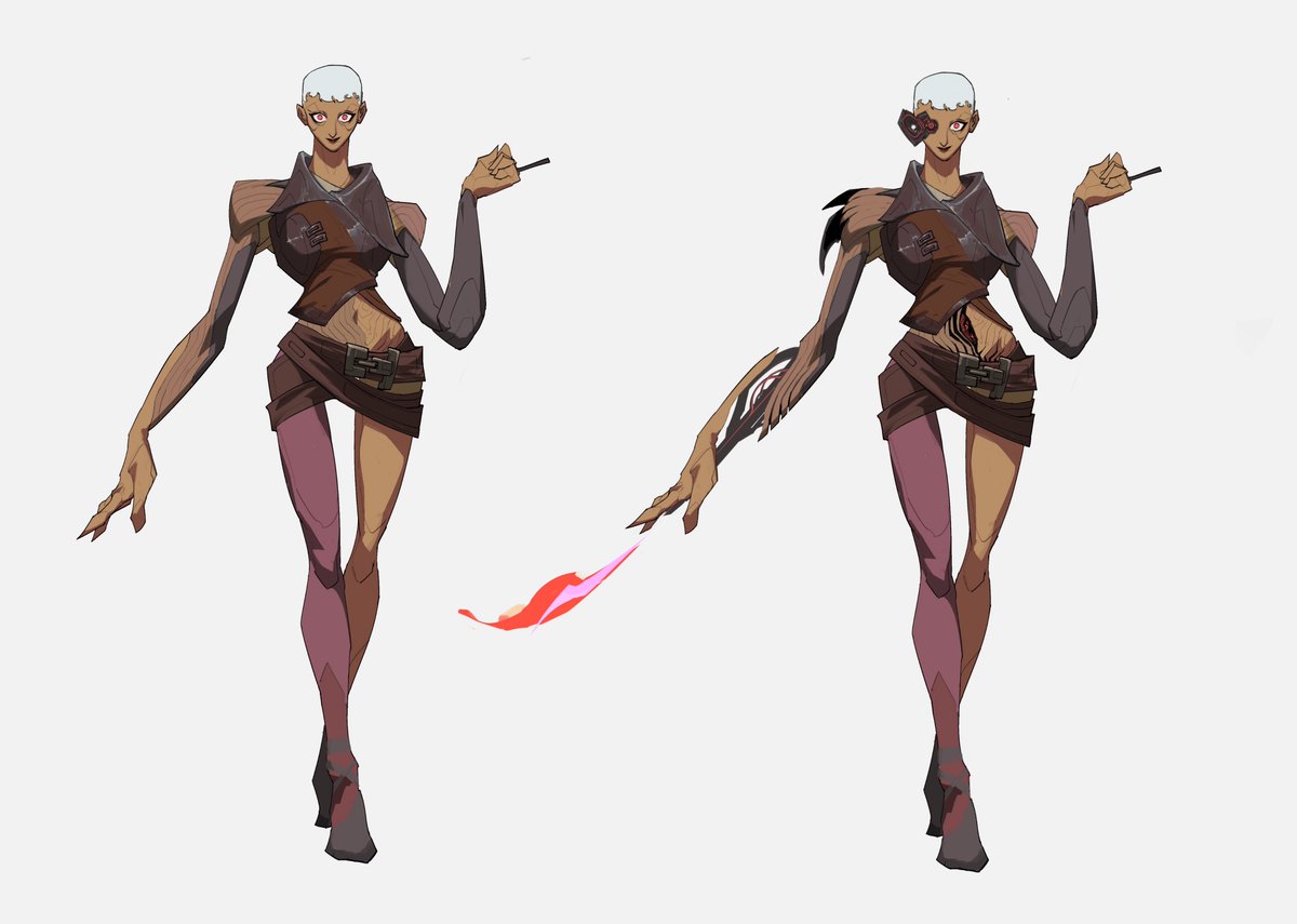 recent commission that was really fun to work on (commission for your edgy characters)