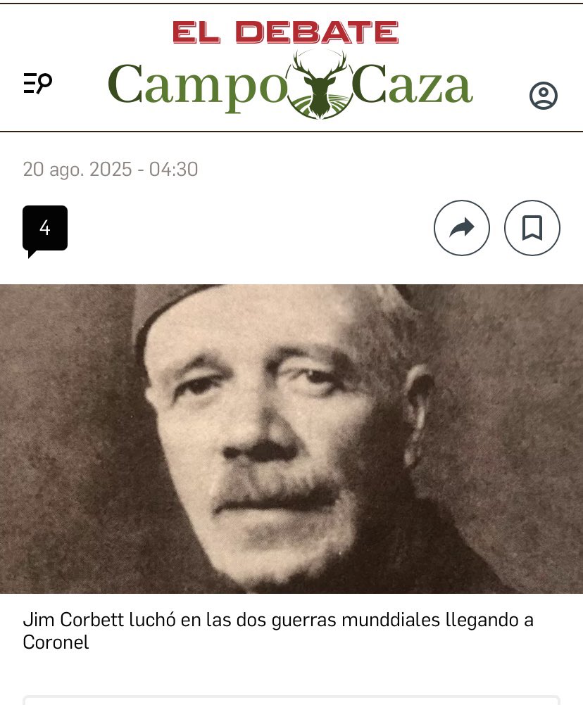 🔴 #DEVORAHOMBRES | JIM CORBETT… MÁS ALLÁ DEL VALOR | «Al comprobar que una persona desarmada era algo indefenso, un tigre se convertía en el animal más peligroso de la Tierra; un ‘devorador de hombres’ […] perdido ya su miedo natural al humano, la fiera aprende sus costumbres