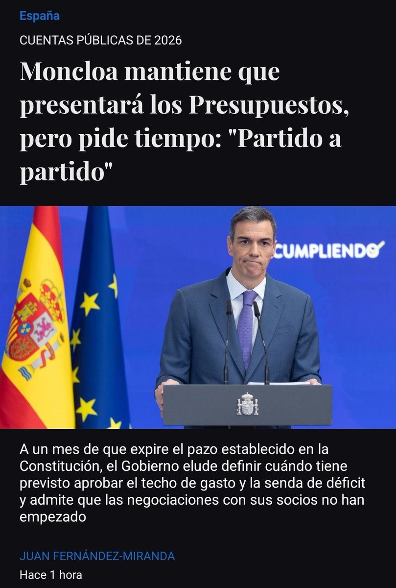 Partido a partido, llevan 3 años jugando en la prórroga presupuestaria. 

El único Gobierno con más prórrogas que presupuestos.