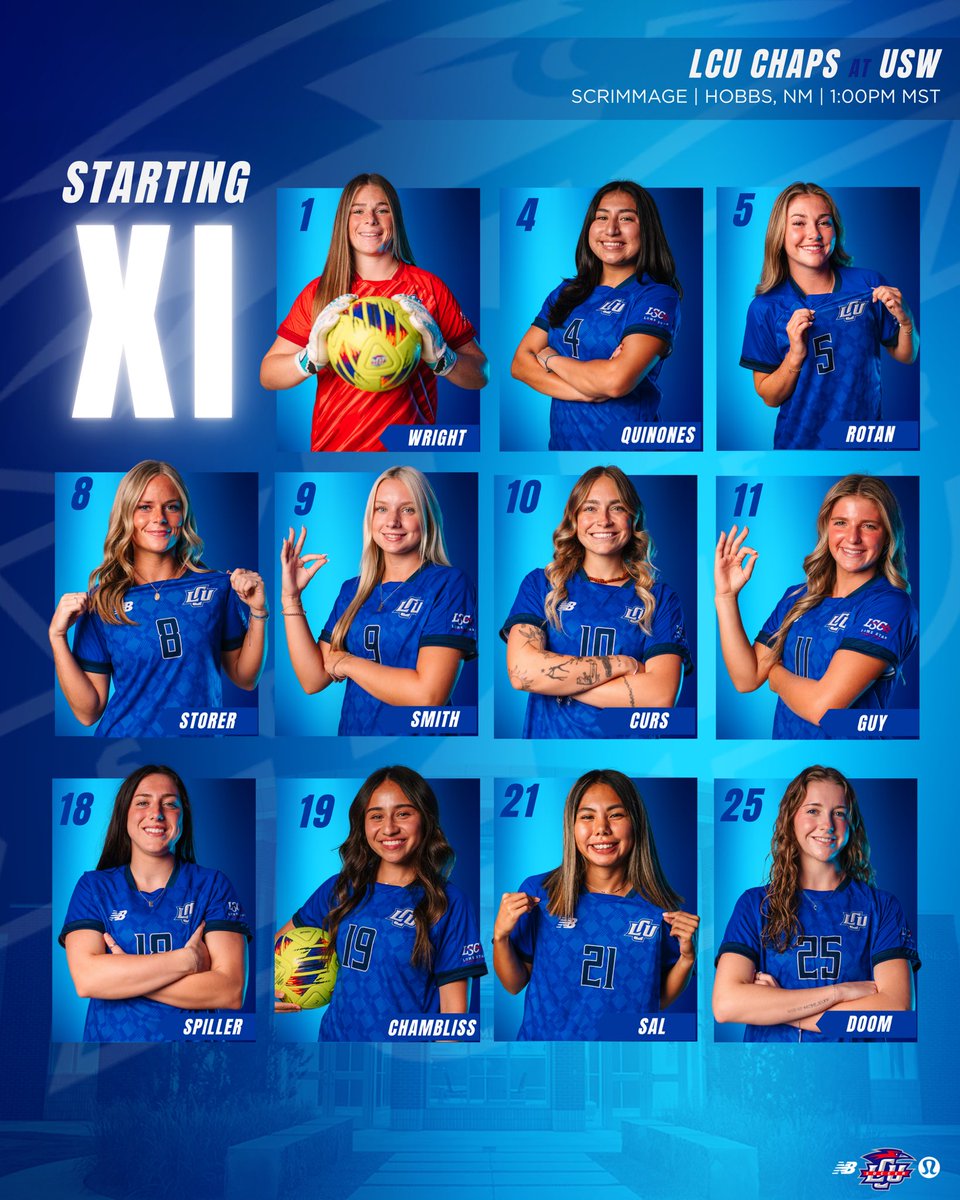 Starting lineup for today’s matchup 🏟️ ⚽️ 
#scrimmagenumber2 #peckem 👌