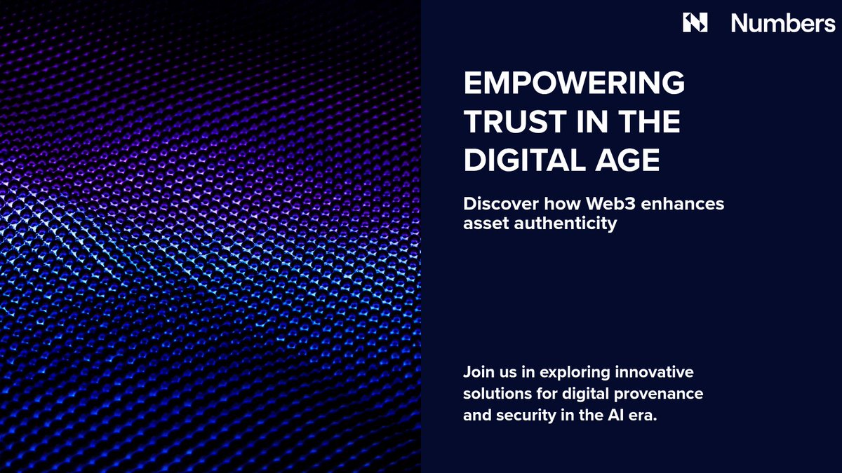 Probiduc01's tweet image. Screenshots fade, provenance stays. 🔍
Numbers is making proof you can see the new standard—ProofSnap, Capture links, gold check, and anti-phish education.

The future of trust online isn’t JPEGs—it’s verifiable assets.
#numbersprotocol is showing the way.🚀
$NUM #ProvinanceTool