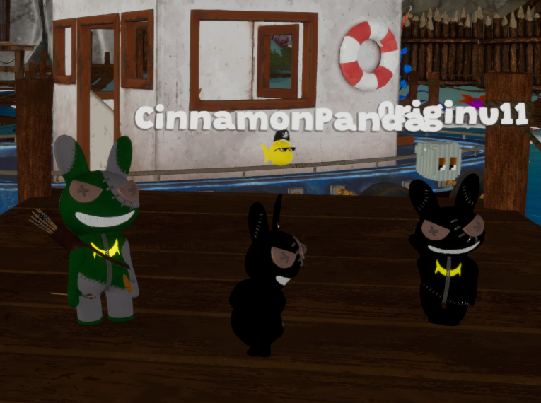 Caught up with fellow <a href="/RugdollzNFT/">RugDollz 🧶</a> players on <a href="/Nifty_Island/">Nifty Island 🏝</a>  <a href="/cinnamon9panda/">cinnapanda</a>