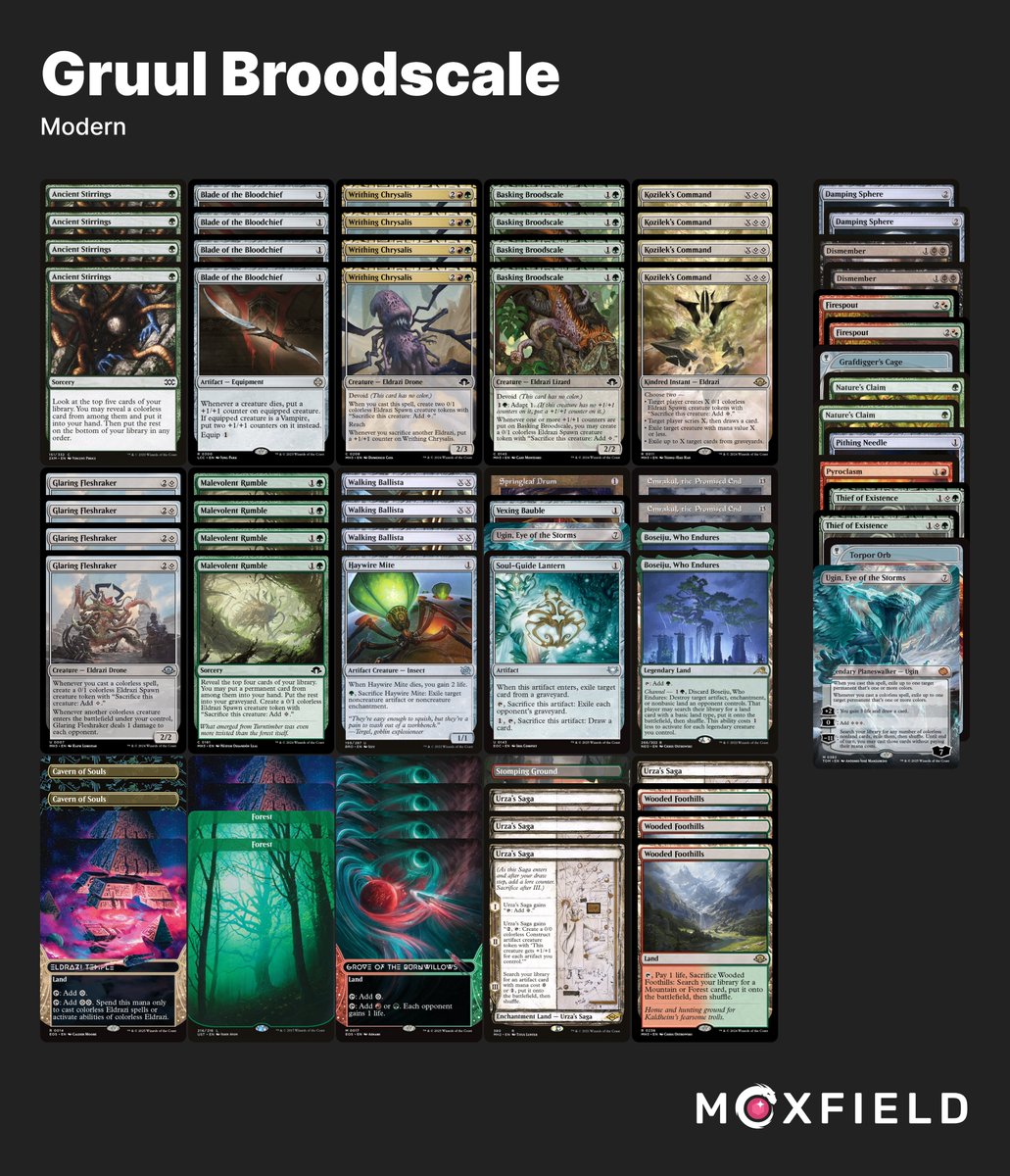 Made the finals of the <a href="/NRGSeries/">NRG Series</a> Lansing team event with Gruul Broodscale! Huge shoutout to my teammates <a href="/Ryan__39/">Ryan Hayes</a> and Jake who were winning so much I only finished 2 rounds of swiss. Amazing event and even better teammates