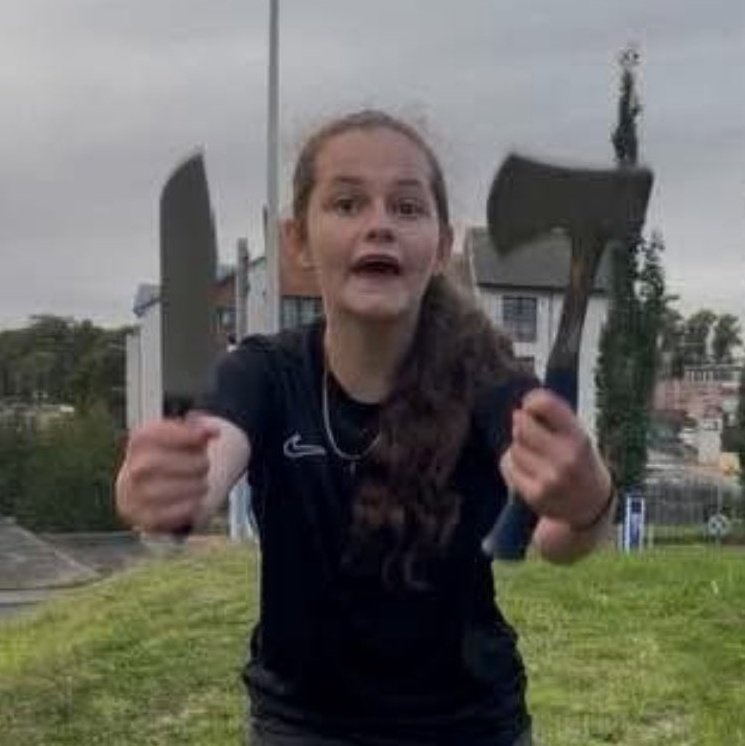 Tens of millions of people have instantly formed a fictive kinship with this young women due to an empathy trigger.

They see her face, her desperation, and they instantly recognize the same face they had, or a friend had, when they stood up to a relentless bully who targeted