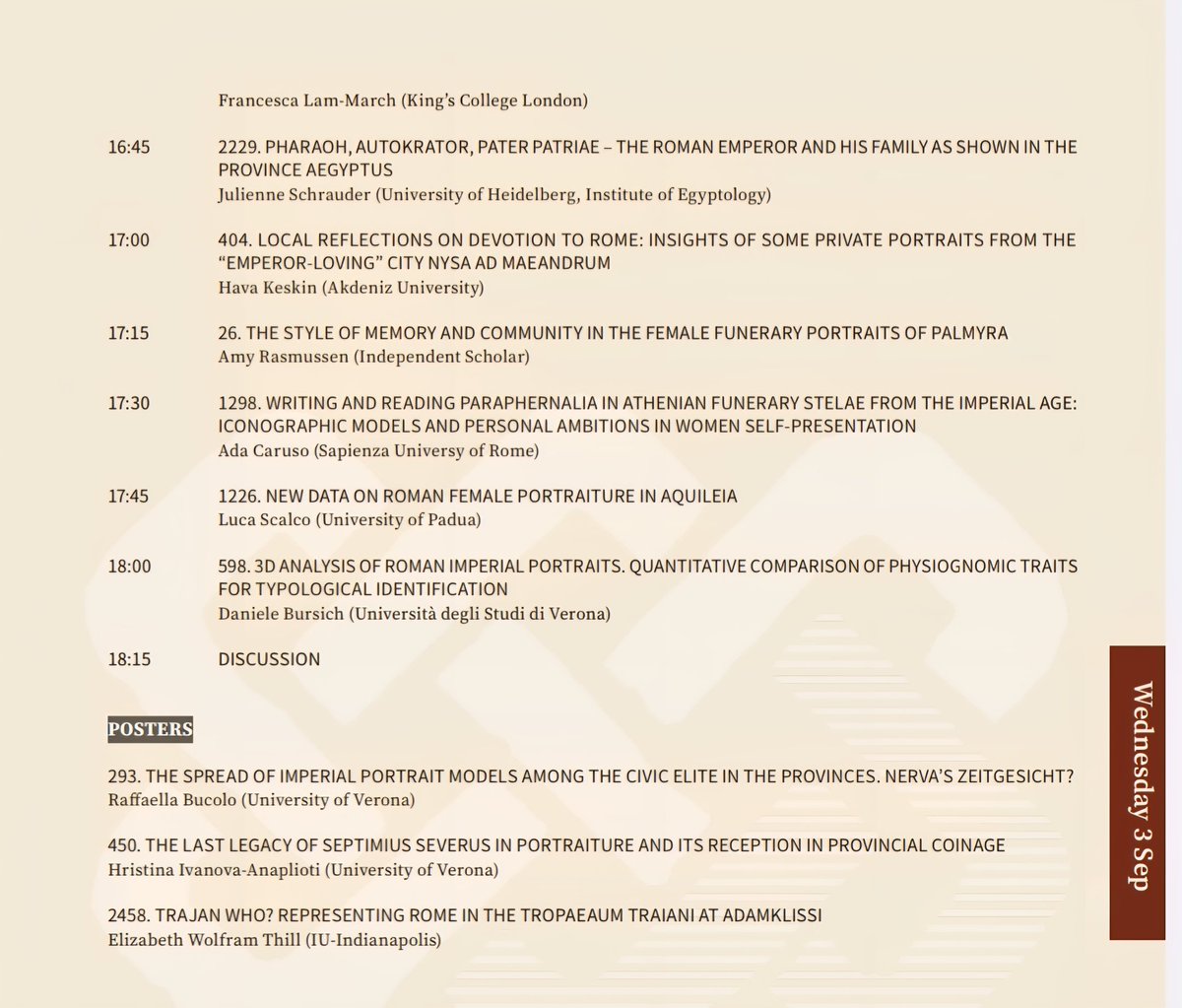 📣 Follow our session next week at the #EAA2025. 

Session 9 - "It is what you make of it: imperial and private images at the borders of the Empire" on Wednesday 3 September, 16:30-18:30, Room 7 

It's going to be a really interesting discussion!