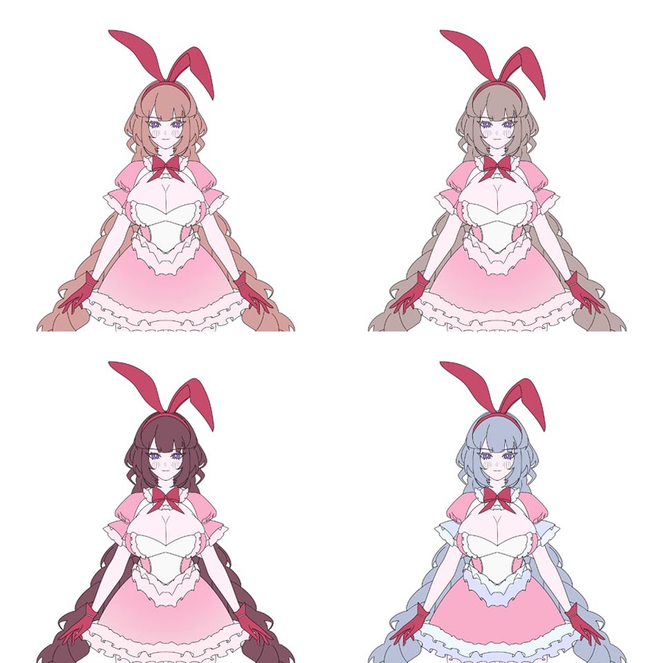 Trying out different color palettes for her design^^
Which one would you pick?

#artmoots #moots #ArtistOnTwitter #artshare #smallartist