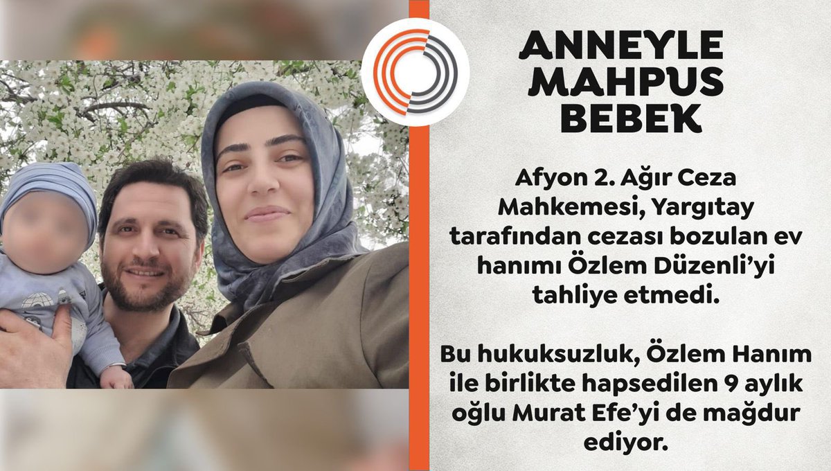 Eksik Dosya (@eksikdosya) on Twitter photo Cezaevi, yetişkinler için bile çürütücü bir ortam. Bir bebeği orada büyütmek, onun ruhunu ve geleceğini bilinçli şekilde mahvetmektir.
<a href="/LeventisMG/">Levent Mazılıgüney</a>
9AylıkEfe Hapiste Cezaevi, yetişkinler için bile çürütücü bir ortam. Bir bebeği orada büyütmek, onun ruhunu ve geleceğini bilinçli şekilde mahvetmektir.
<a href="/LeventisMG/">Levent Mazılıgüney</a>
9AylıkEfe Hapiste