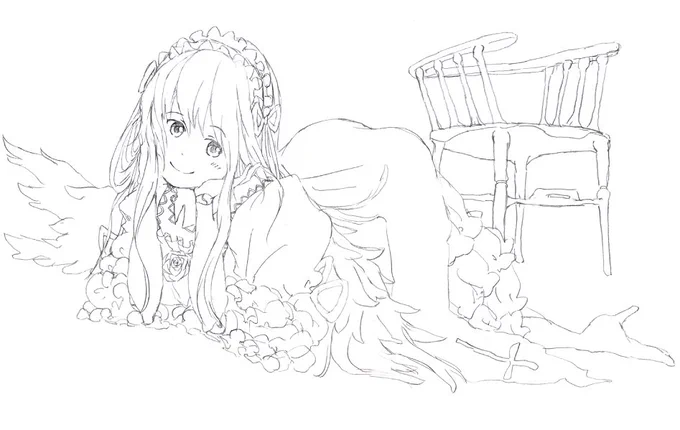 これむちゃなつかしい
ペンタブもってなくてルーズリーフか何かに描いてたころのや 