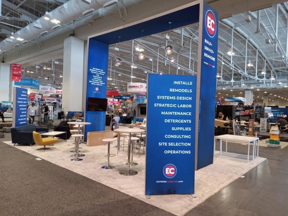 Let your booth speak for you at your next trade show 🗣️ Like this Express Car Wash booth at the Car Wash Show 2024🚗🧽

Visit us at e3xps.com to learn more about how we can help tell your brand's story 📖

#tradeshow #carwashshow24