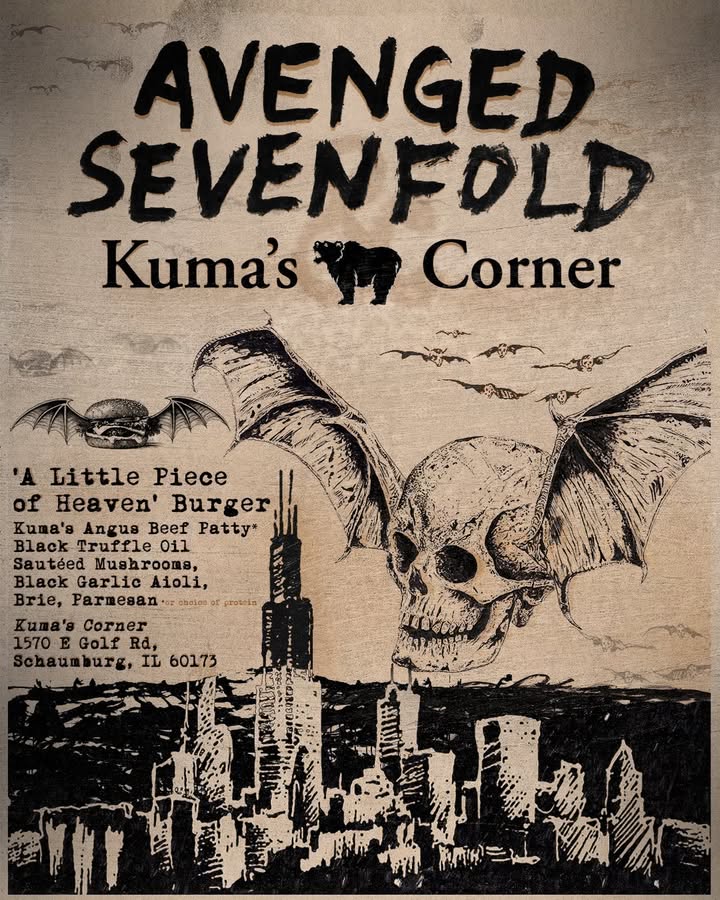 We’re partnering with @KumasSchaumburg for the “A Little Piece of Heaven” Burger featuring an Angus beef patty, black truffle oil sautéed mushrooms, brie, black garlic aioli, and parmesan. Available Friday, Aug 29 - Sept 01. 

We’ll also be giving away 25 $10 gift cards for