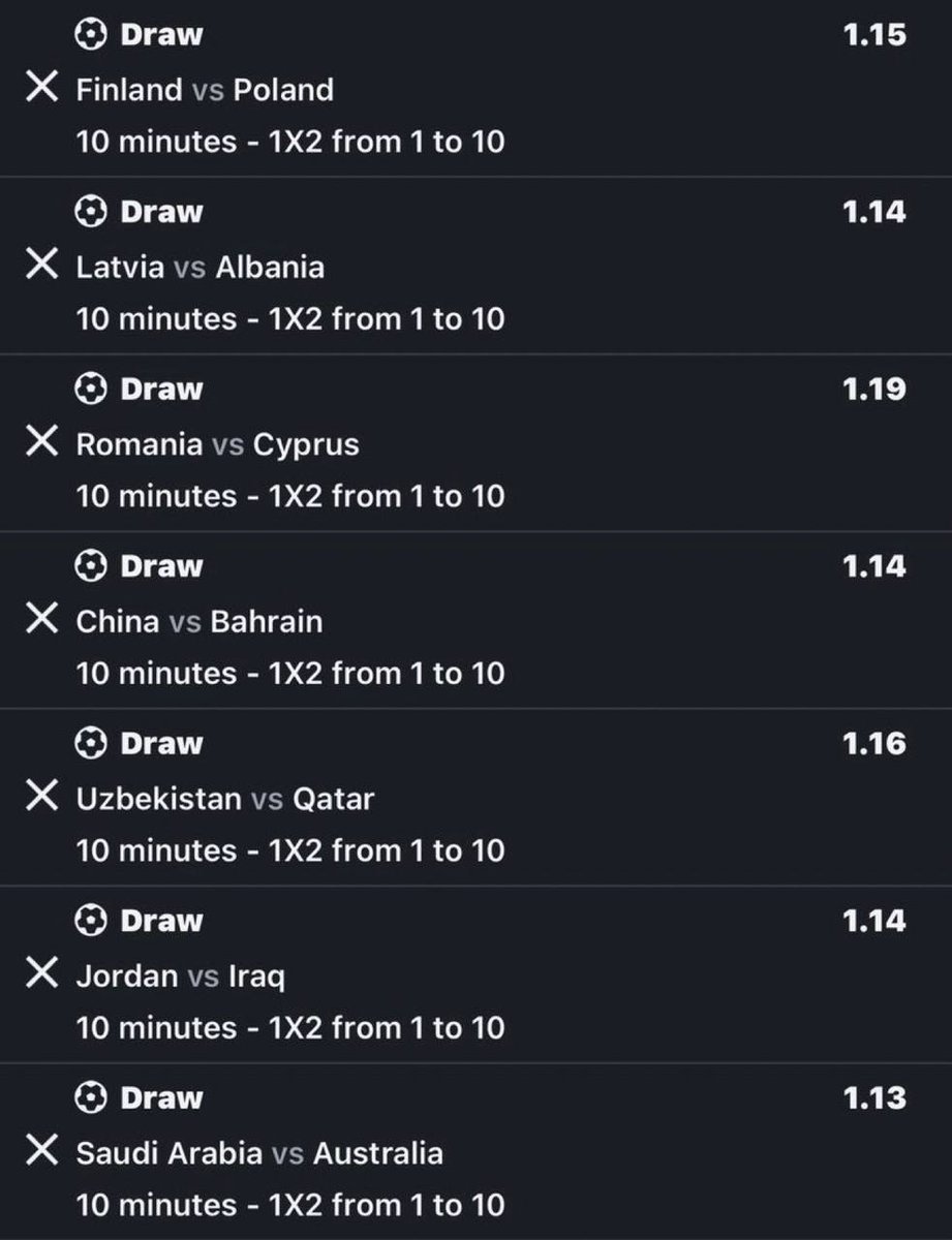 10 mins draw On Sportybet to Win 125M Ready🍀

Code is Ready Who is Ready?
Give me 750 likes &amp; let my people boom 💥

Code posted 👉 t.me/+pqGKNZhW5OA3Z…