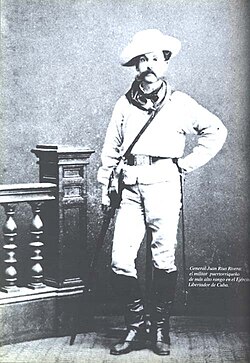 Un día como hoy pero de 1848: Nace el mayor general Juan Rius Rivera, el puertorriqueño de más alto rango en el Ejército Libertador cubano, que consagra sus energías a la independencia de Cuba.  Gloría Eterna a los Héroes de la Patria #CubaEstáFirme