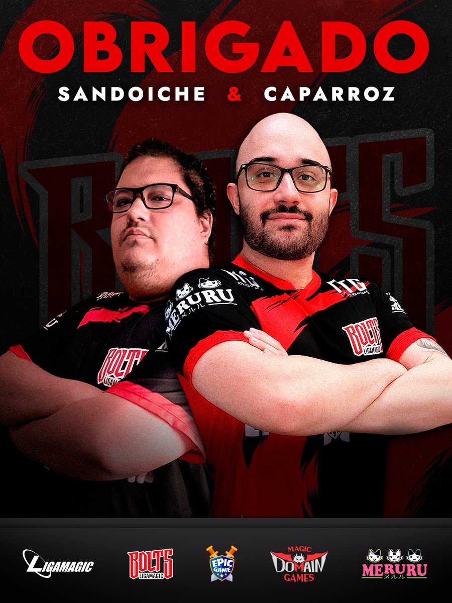 Nessa semana nos despedimos de <a href="/sandoiche_13/">Matheus Akio - sandoiche</a> e <a href="/lucaparroz_/">LuCaparroz</a>, que a partir de setembro não farão mais parte da equipe Bolts.

Agradecemos pela dedicação, empenho e seriedade que tocaram esse projeto, e desejamos sucesso ao que vocês decidirem se dedicar no futuro. 

Obrigado!