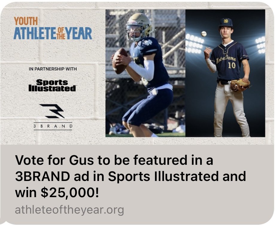 athleteoftheyear.org/2025/gus-7a51      Cubs Family