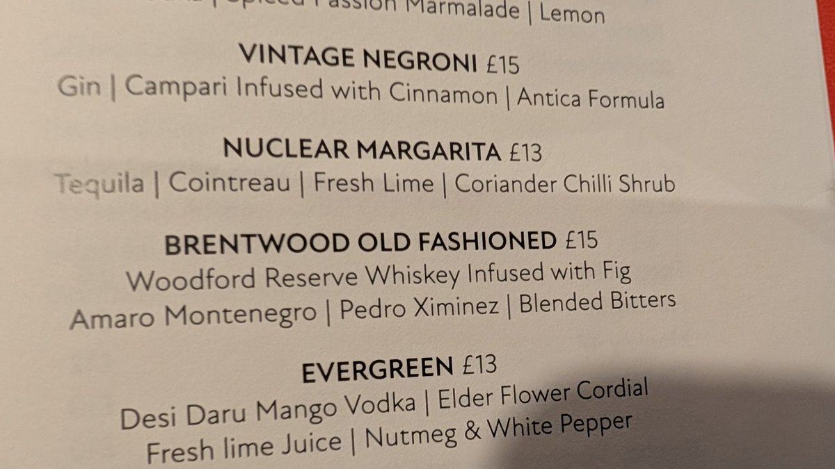 I'm ignoring West Ham tonight, and having an Indian meal and a Brentwood Old Fashioned 😋 COYI ⚒