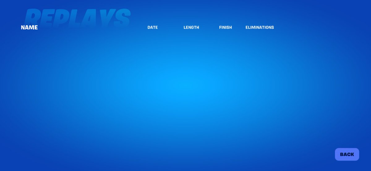 Replay mode seems to be coming soon for #Fortnite IOS 🔥 

Currently, you can’t access the replays themselves, but official support for this SHOULD added very soon

(I’m 99% this was implemented with v37.10)