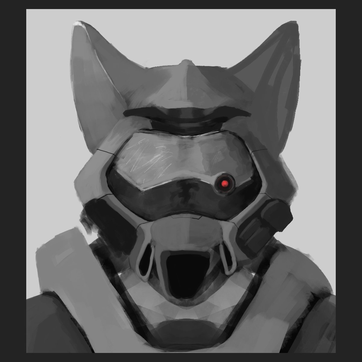 Quick 45min WIP for a fully rendered example.