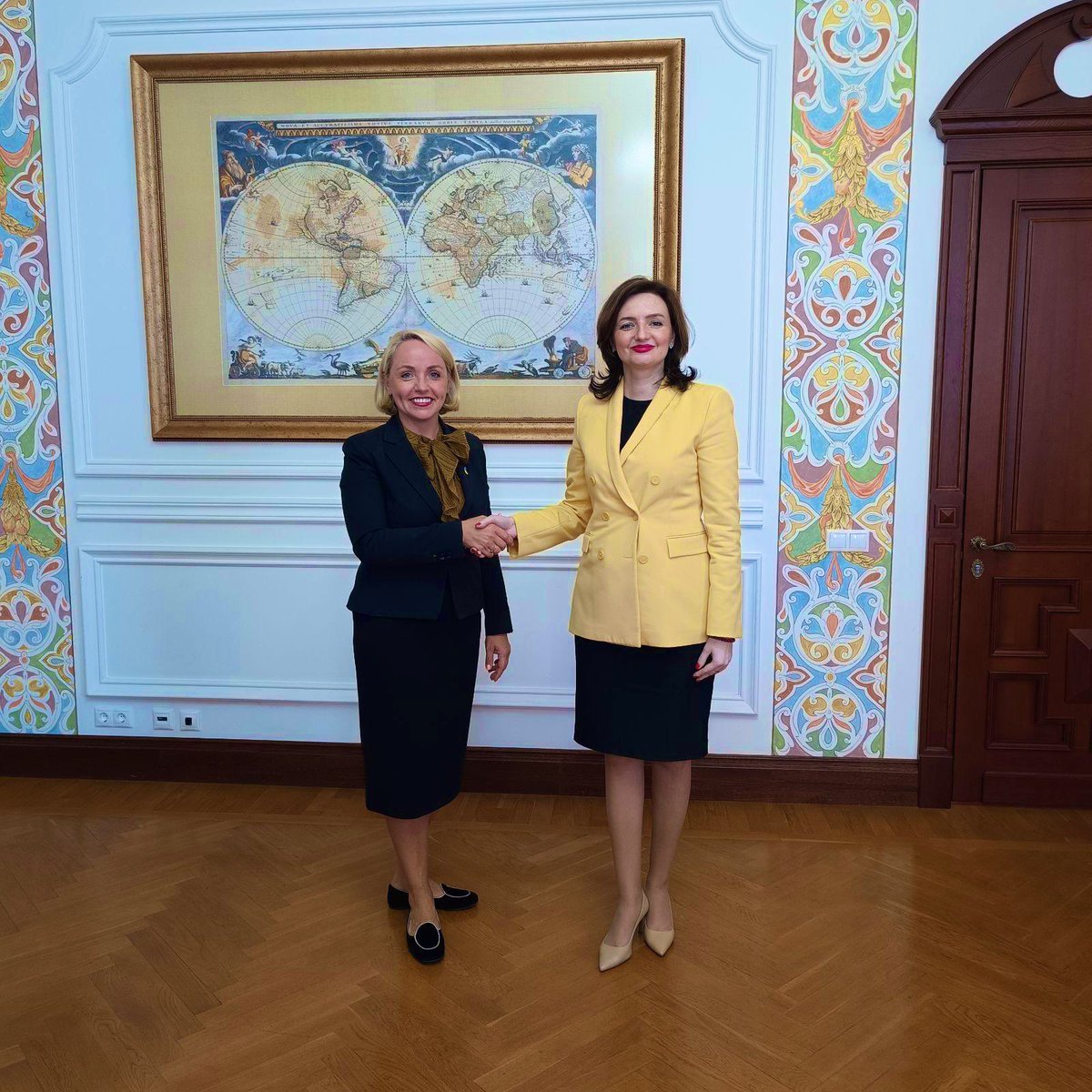 Held a great meeting with Lithuania’s Deputy FM Gabija Grigaitė-Daugirdė. We discussed security issues, cooperation within international organisations &amp; the return of 🇺🇦 children deported by Russia. Lithuania leads by example in supporting 🇺🇦
#StandWithUkraine #BringKidsBackUA