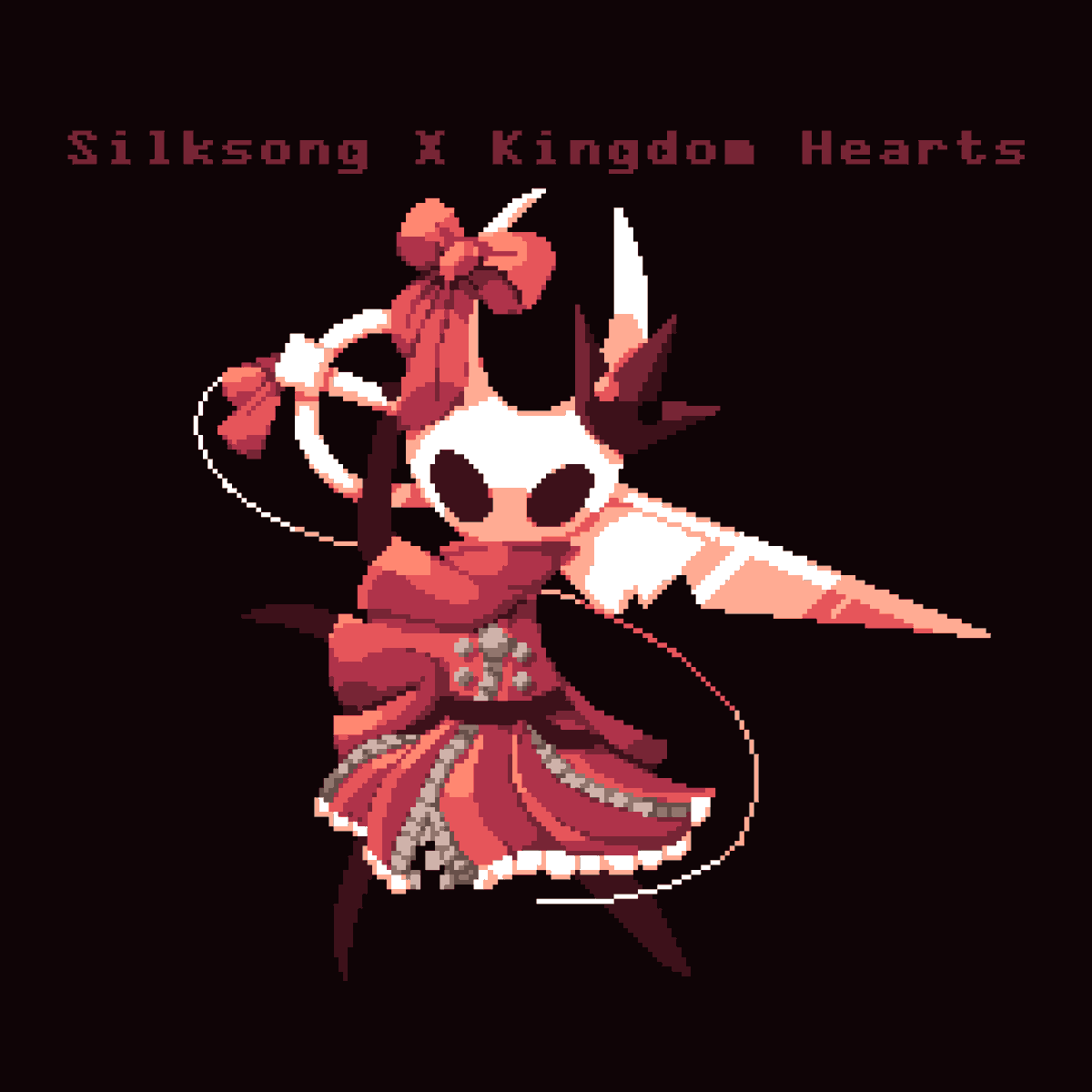 Ven ★ (Hiatus) (@vensprites) on Twitter photo Silksong Hornet kingdom Hearts design :P Silksong Hornet kingdom Hearts design :P