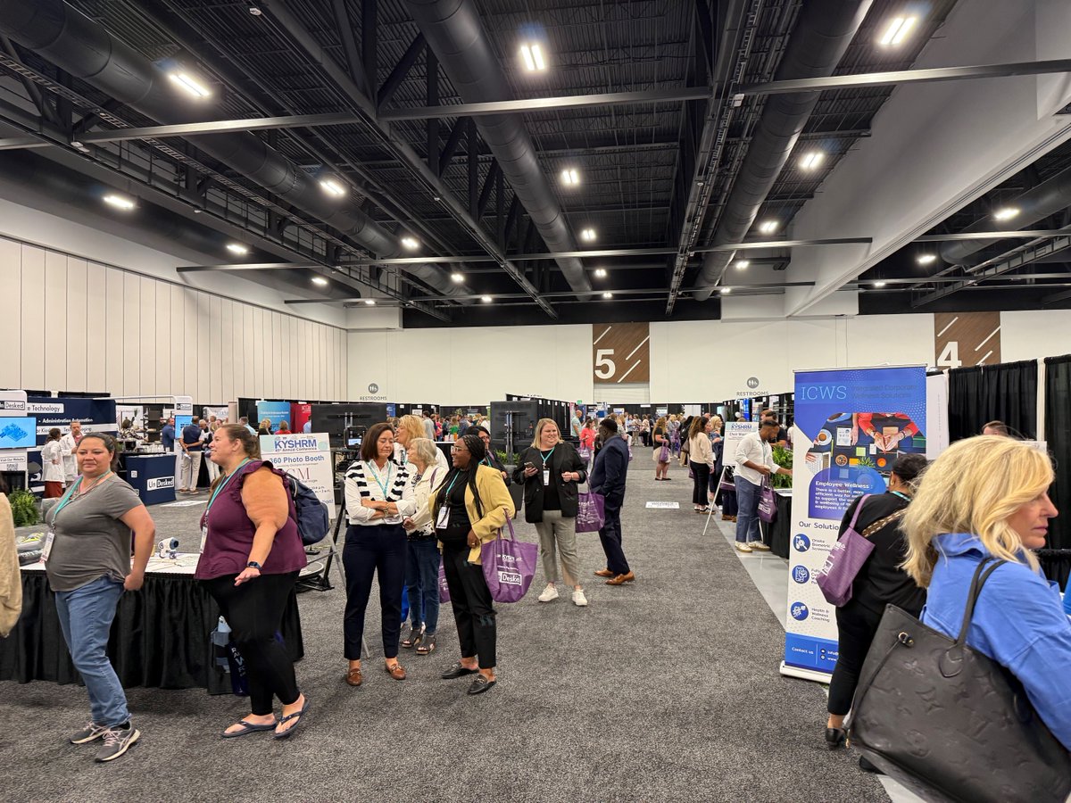 KYSHRM's tweet photo. The Exhibit Hall is now open at the 41st Annual KYSHRM Conference!

Explore vendor booths, connect with industry partners, and discover the latest tools and resources to support your HR strategies.

Stop by today to network and get your passport stamped.

#kyshrm https://t.co/rI0HCp6Rf8