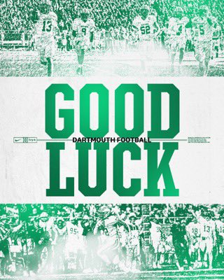 Appreciate the love! 
<a href="/DartmouthFTBL/">Dartmouth Football</a> 
<a href="/coachirishodea/">Danny O'Dea</a> <a href="/CoachDaft/">Kevin Daft</a> <a href="/Coach_Boria/">Luke Boria</a>