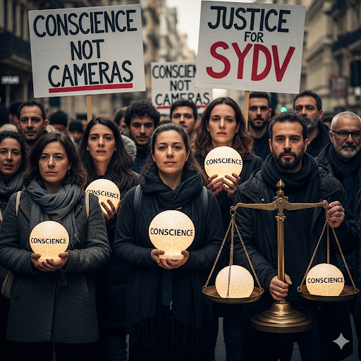 HalkArzHaberler's tweet photo. SYDV çalışanları olarak:

📌 Kameralar yerine vicdan taşıdık

📌 Reklam değil insanlık yaptık

📌 8 aydır zam almadan çalışıyoruz

📌 Hakkımızı istiyoruz, hepsi bu!

Sadaka değil, adalet istiyoruz!

#SYDVGreveGidiyor
#SYDV #emek #adalet #haklarımız #kamu #grev #dayanışma #deprem #Türkiye