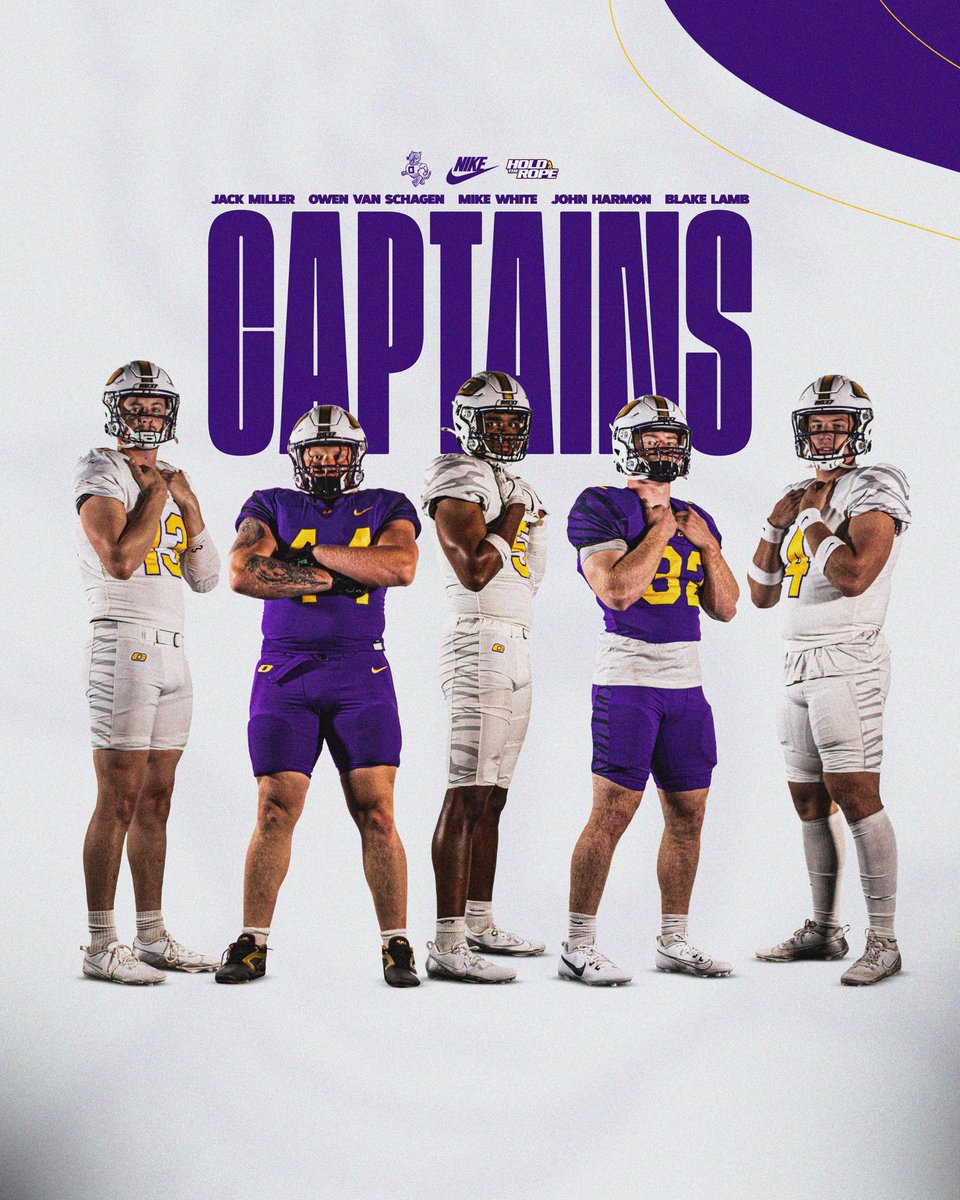 MEET YOUR CAPTAINS 🏈⭐️
-
#HateAverageBeGREAT #WinTheWest #FearTheStreak #TheTigerWay #R837 #ComeToTheBourb #HoldTheRope