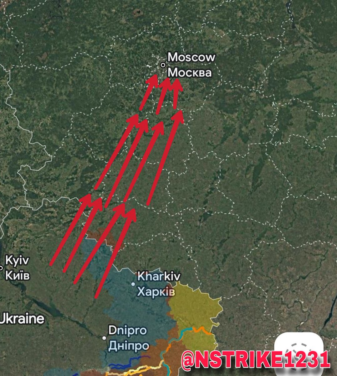 ‼️‼️🇺🇦✈️🚀 BREAKING - Russian monitoring channels are panicking that a massive launch of Ukrainian drones is being recorded in the direction of the Moscow region, and that launches of Flamingo cruise missiles are also expected as part of a combined strike.

See the latest updates