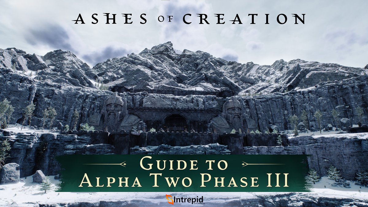 🥳 🔥 Alpha Two Phase III has ARRIVED! 🔥🥳 

The wait is over, adventurers! Dive in, explore new content, test updated systems, and see what’s waiting in Verra. 

📝 Read all the juicy details ⬇️ 
ashesofcreation.com/news/guide-to-…