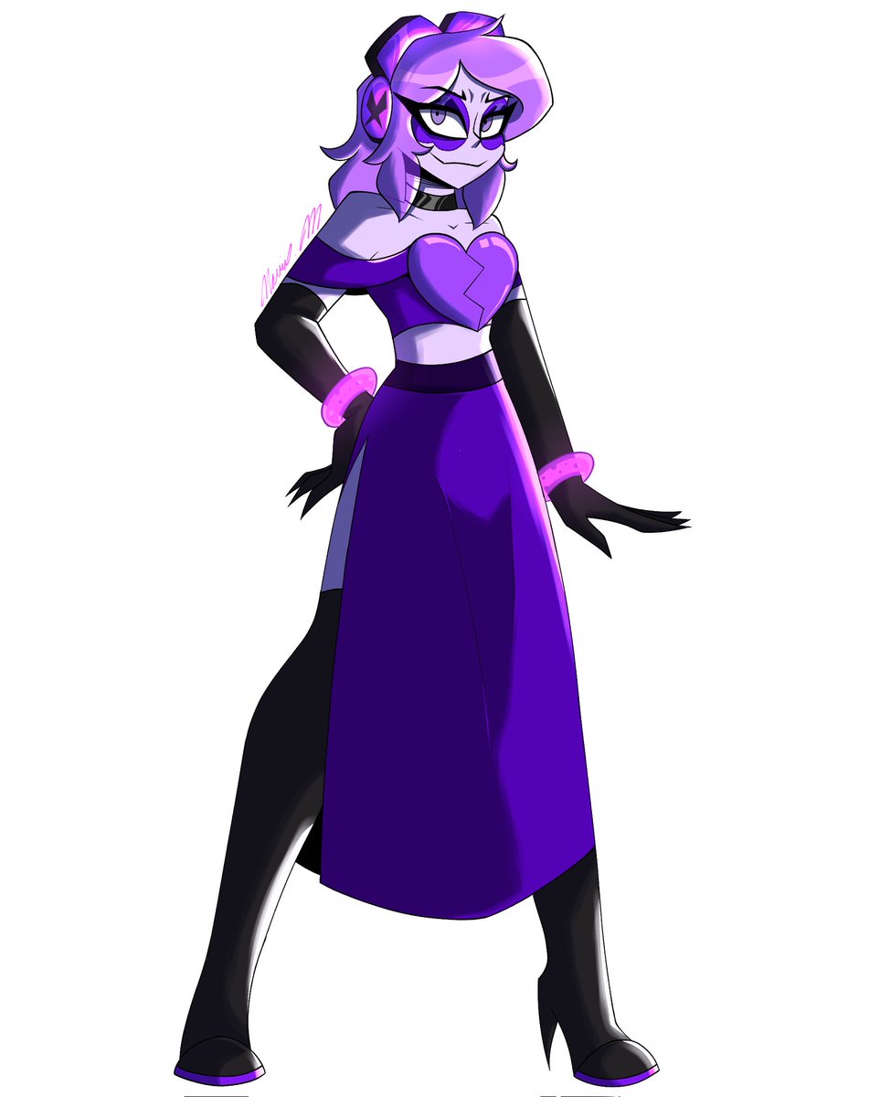 Miss Neglect 💜!! 

#REALEASEVILLAINOUS #VillainousAU #Villainous  #Heroic #HeroicAU #MissHeedAU #Villainousfanart #fanart #ArtistOnX #ibisPaintX #digitalart