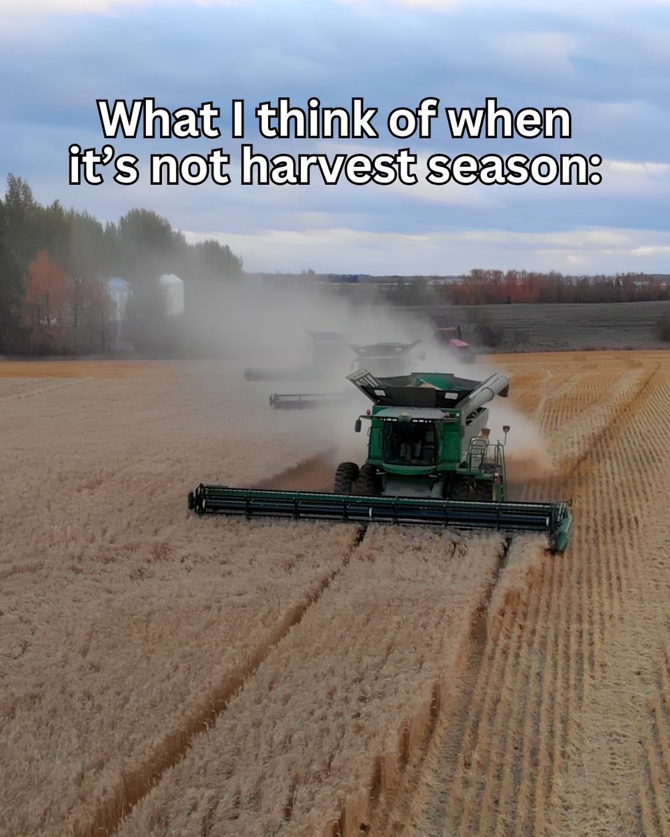 There’s just something about harvest... 😄  

It’s busy, it’s rewarding, and it flies by—so enjoy the season while it’s here. Stay safe, everyone! 

#FarmLife #Harvest25 #Relatable #Grow