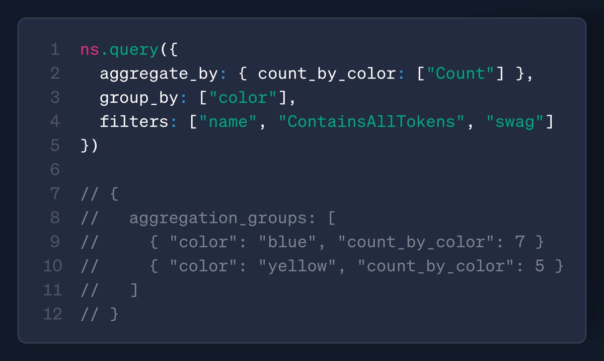 turbopuffer (@turbopuffer) on Twitter photo new: native facet support with group_by new: native facet support with group_by
