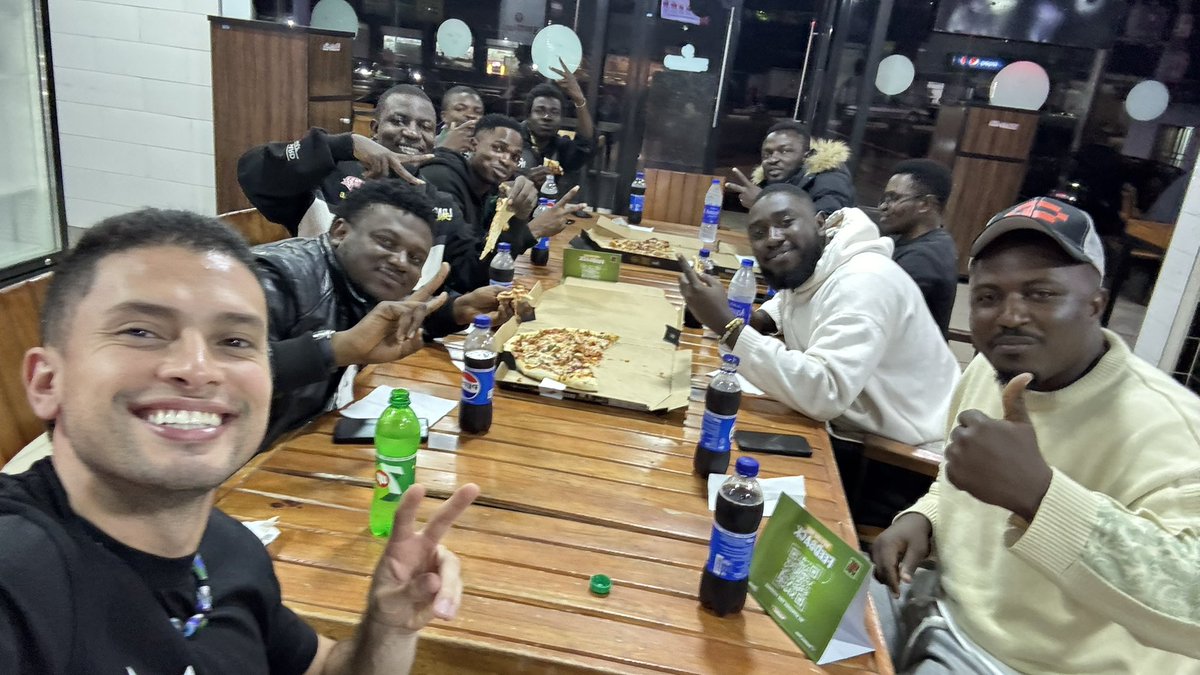 Santiago (@santiagodevrel) on Twitter photo Relationships being built in <a href="/dominos/">Domino's Pizza</a>
Last day in Jos with <a href="/blockfuselabs/">Blockfuse Labs</a> team๐ณ๐ฌ Relationships being built in <a href="/dominos/">Domino's Pizza</a>
Last day in Jos with <a href="/blockfuselabs/">Blockfuse Labs</a> team๐ณ๐ฌ