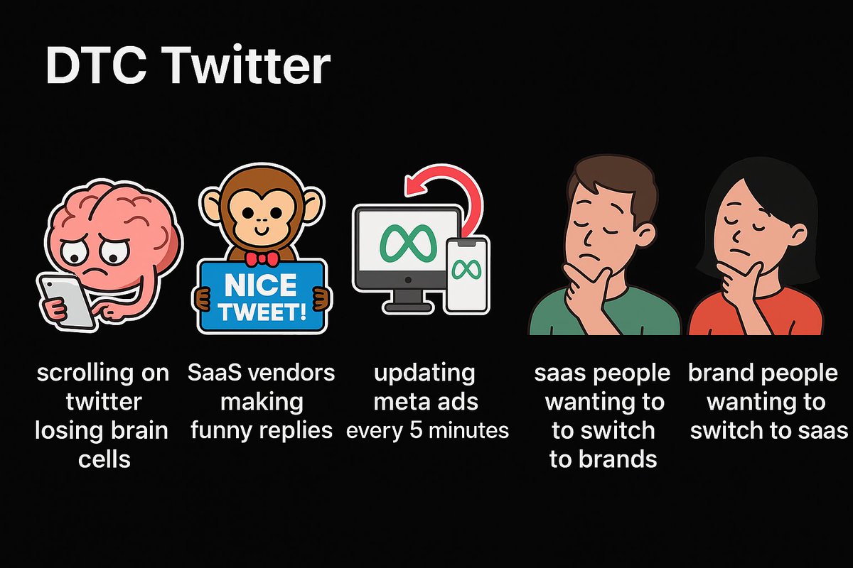 dtc twitter in a nutshell