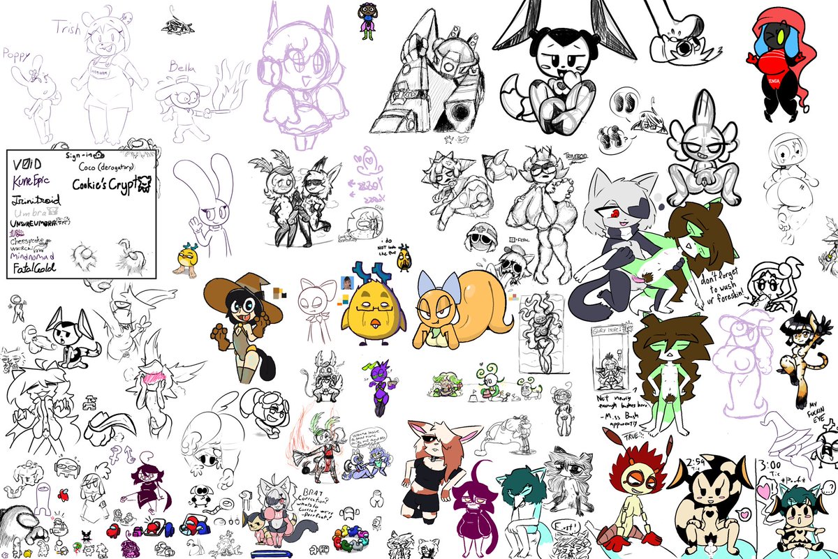 Hosted a Drawpile in my server , was surprised with the turnout! 
@‘s below