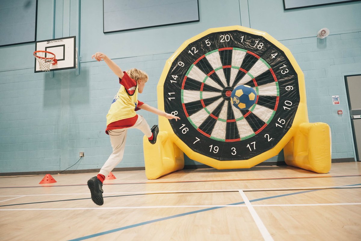🎯 KICKING OFF our final Football Fun Camp of the Summer holidays in Mildenhall today!

We cannot quite believe how quickly the holidays have gone and we’re finishing it off in style here at the FFF.

3 days left of inflatable football fun before the children head back to school!