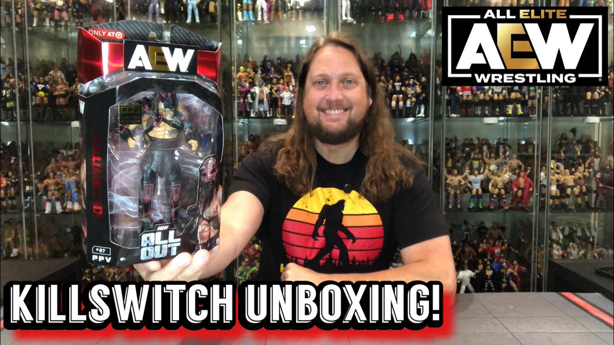 sirpaul64's tweet photo. Killswitch AEW Target Exclusive Unboxing! Now In Red! https://t.co/BduQxZROon #aew #killswitch #luchasaurus #aew #wrestling #fps #fyp #scratchthatfigureitch #toyreview #toystagram #actionfigures #toys #toy #aewdynamite #target https://t.co/wThoU5C8Ay
