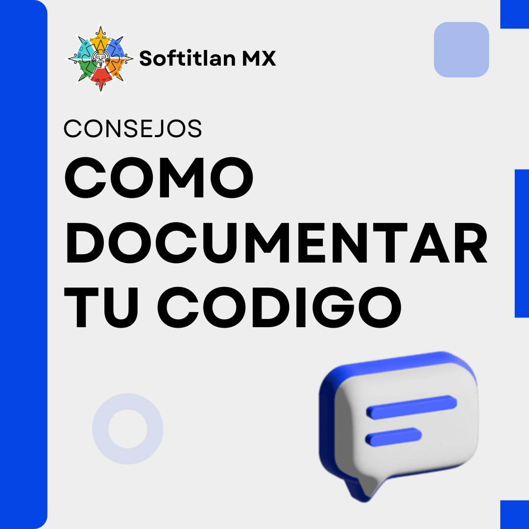 SoftitlanMexico's tweet image. La documentación es el mapa del tesoro: sin ella, estás perdido.
#MaintainableCode
#TechTips
#DocumentYourCode
#CodeForHumans
#Softitlan