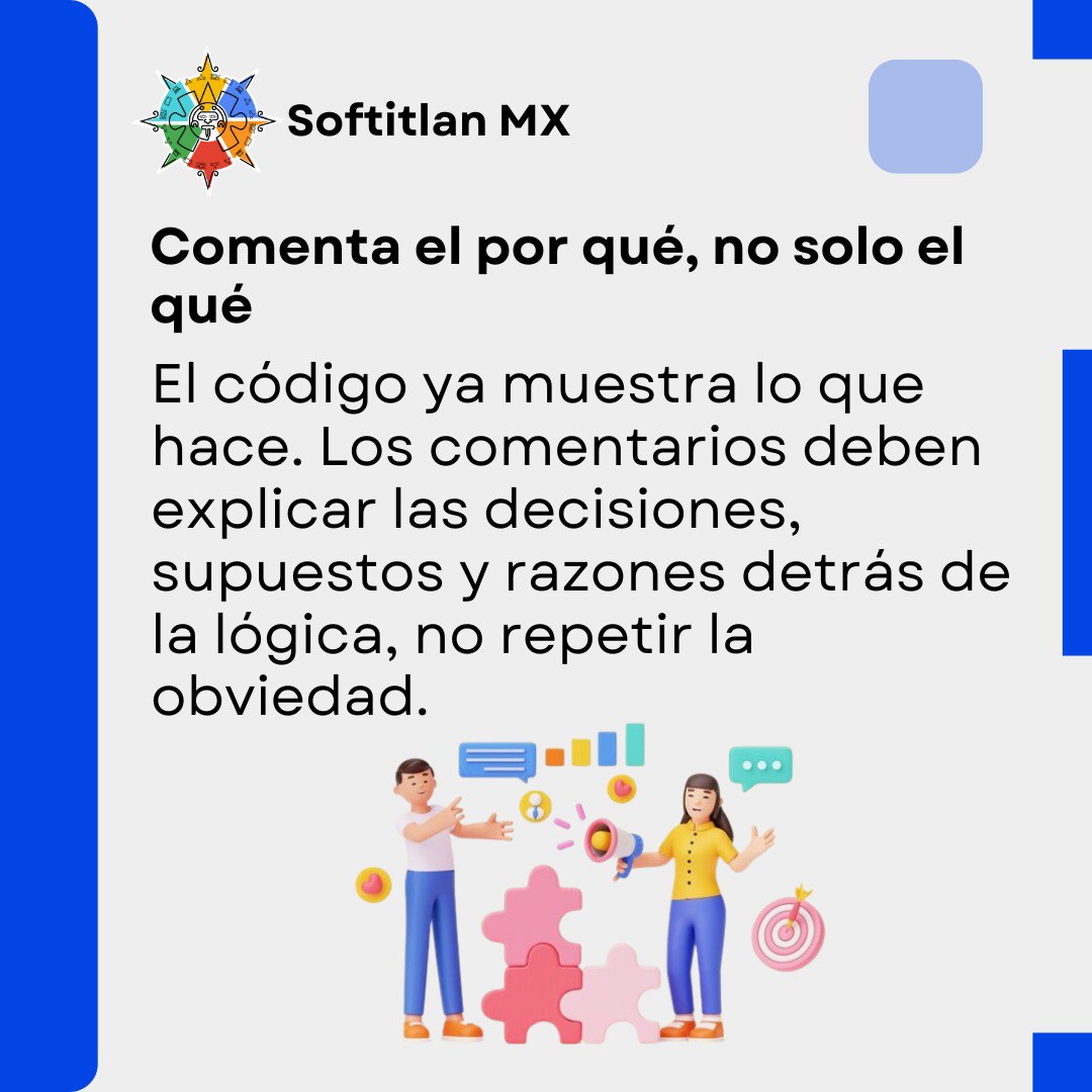 SoftitlanMexico's tweet image. La documentación es el mapa del tesoro: sin ella, estás perdido.
#MaintainableCode
#TechTips
#DocumentYourCode
#CodeForHumans
#Softitlan