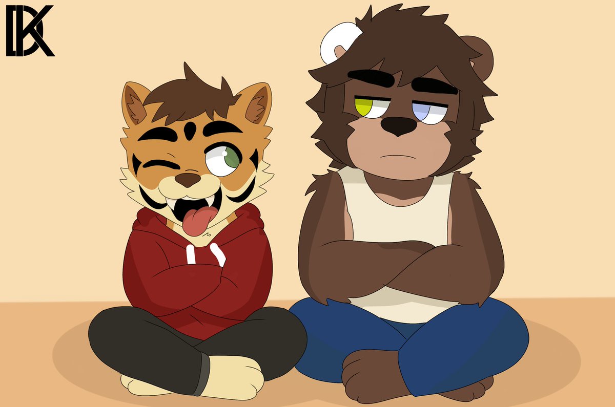 Childhood friends 

I have always believed that the best friendships are made with opposite poles. 

Don't you think?
🐯🐻