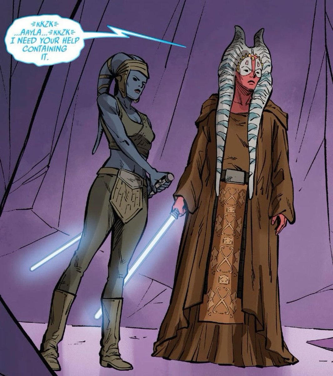 womenstarwars's tweet image. shaak ti and aayla secura - doctor aphra (2020)