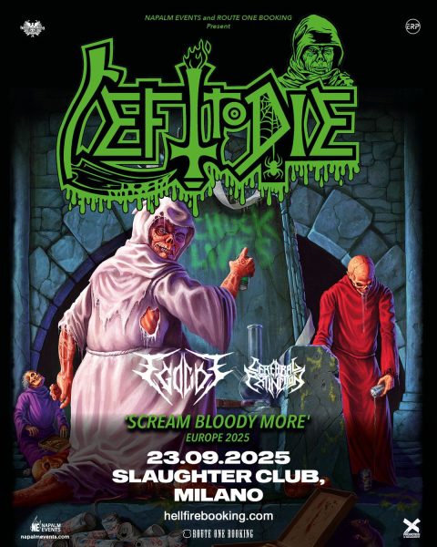 metallus_it's tweet image. Left To Die: gli opener dell’unica data italiana! metallus.it/left-to-die-gl… #LeftToDie @HellfireBooking @ErocksProd #Egocide #CerebralExtinction