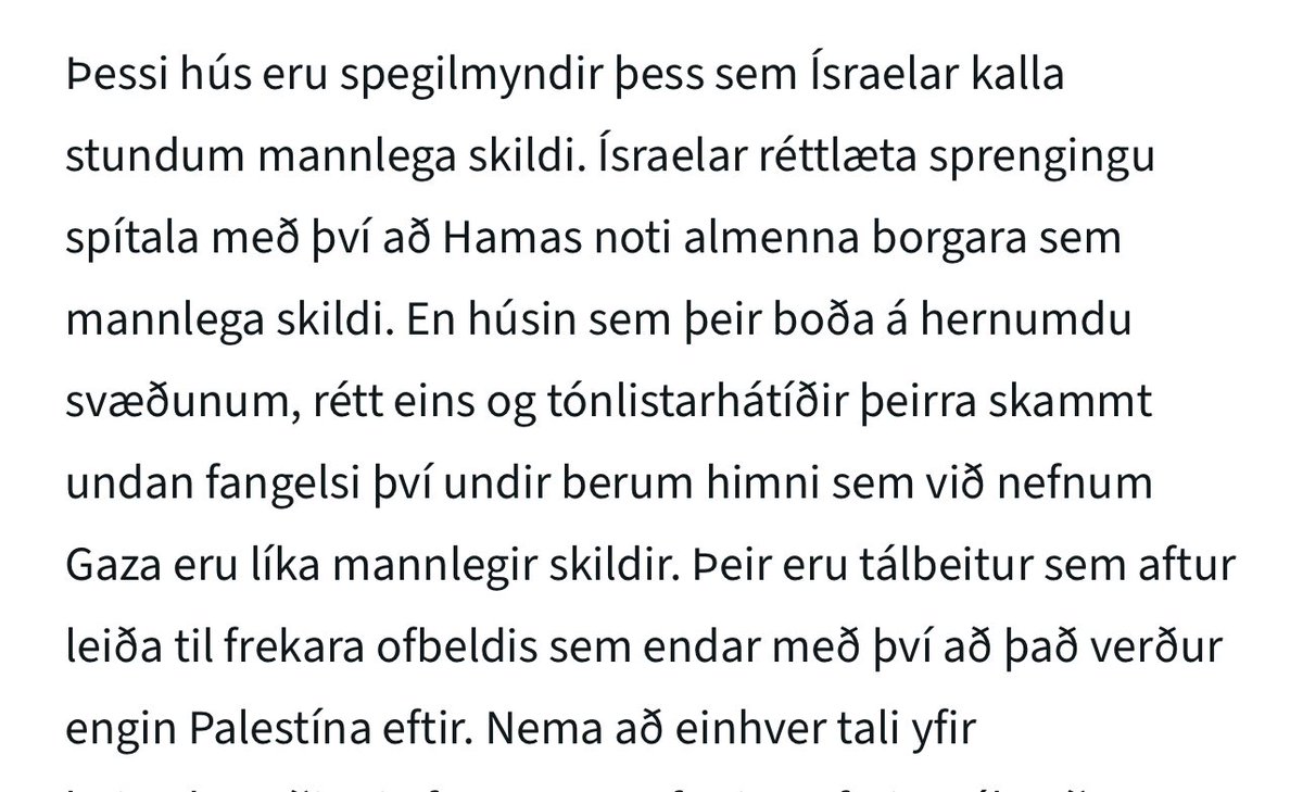 Hér virðist Rúv segja að tónlistarhátíðir í Ísrael séu "tálbeitur" og "mannlegir skildir".
ruv.is/frettir/mennin…