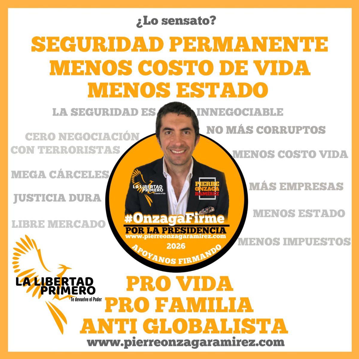 pierreonzaga's tweet photo. Apóyanos para firmar por la Colombia que Merecemos.
#LaLibertadPrimero
#OnzagaFirmeDerecha
🇨🇴👊🏼
¡Comparte! https://t.co/EtNSzx2k2H