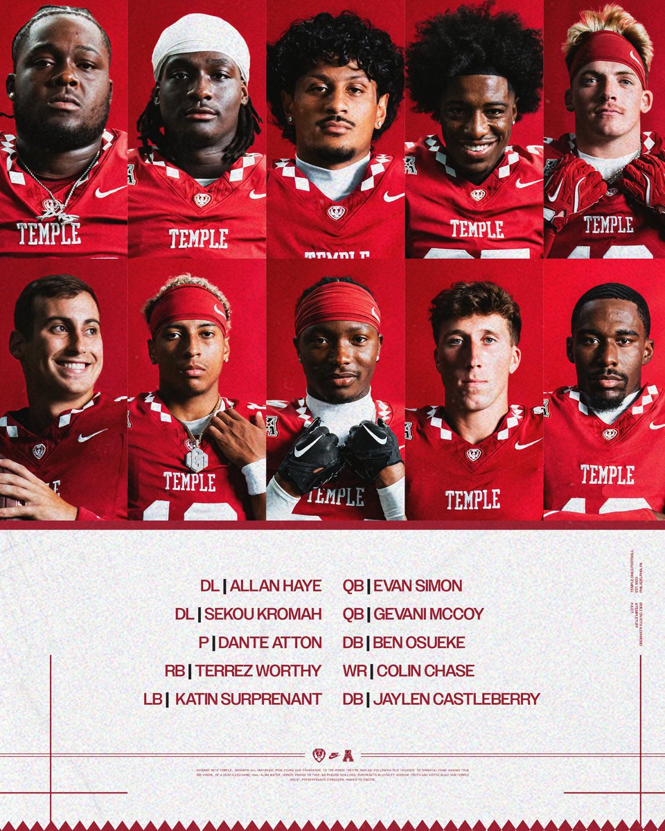 Temple Football tweet media